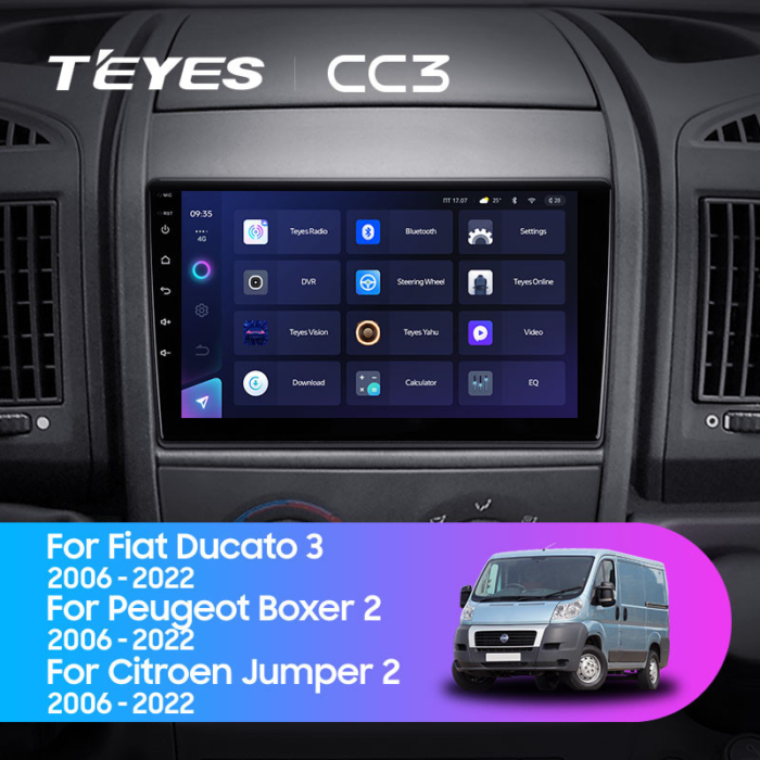 Магнитола Teyes CC3 для Peugeot Boxer (2006-2022)