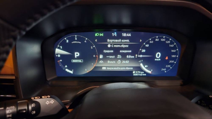 Русификация цифровой штатной приборной панели Mitsubishi Outlander 2025+