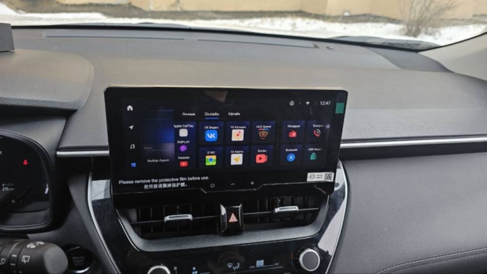 Русификация штатной магнитолы Toyota Corolla 2024+