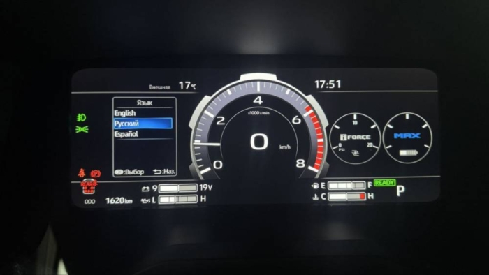 Комплексная русификация штатной магнитолы и приборной панели Toyota Sequoia (XK80 2022-н.в.) из США
